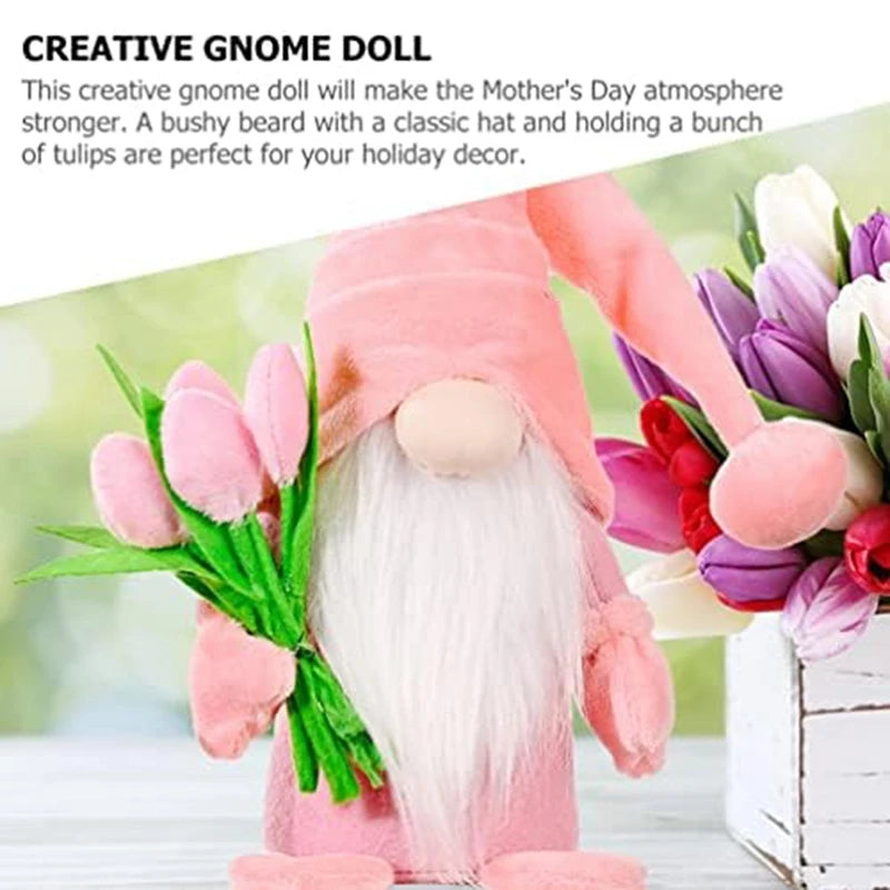 Gnomes Indoor Decorations, Spring Summer Gnome Holiday Decorations, Handmade Tomte Stuffed Plush Gnomes Easy Install Easy To Use