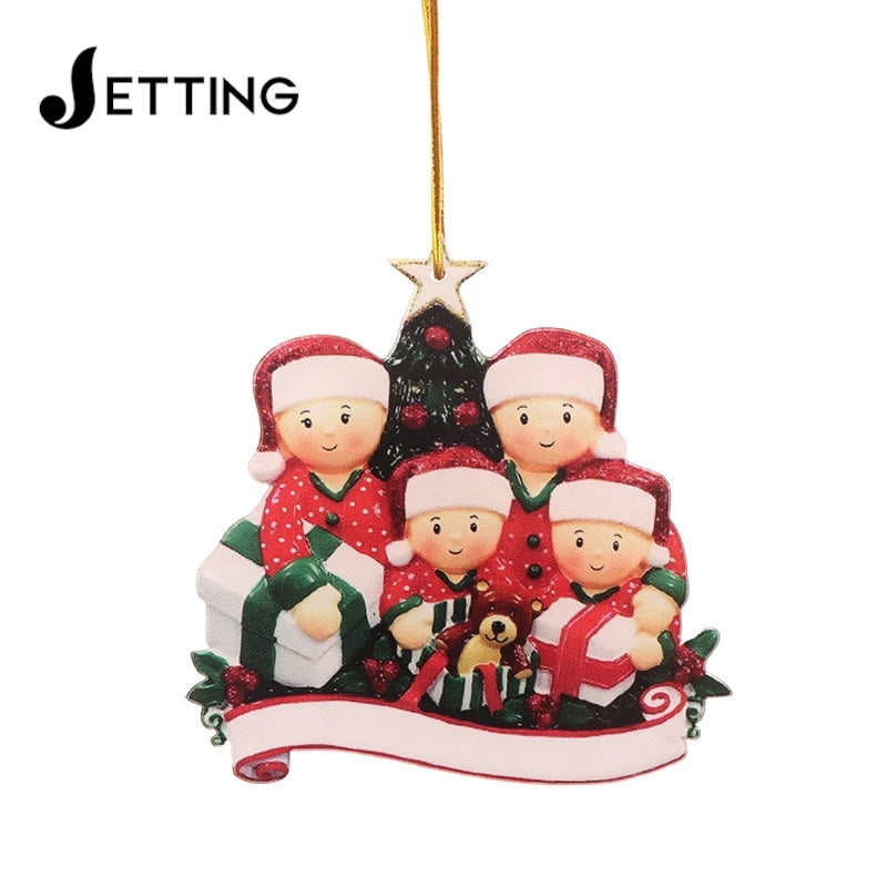 pendant diy personal family christmas tree-limlight decor 