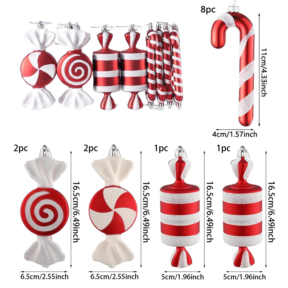 candy cane christmas tree home decor-limlight decor 