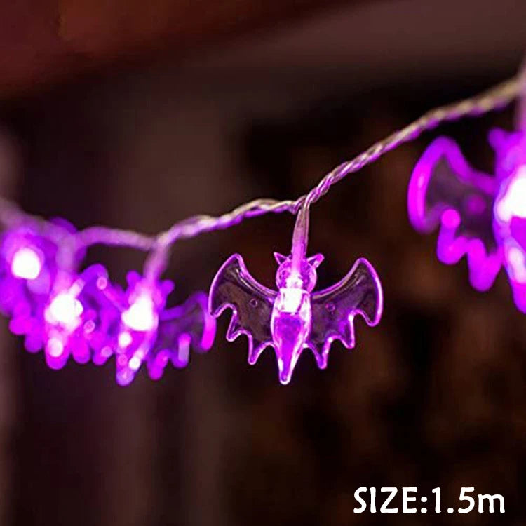 halloween pumpkin bat spider light halloween decor-limligt decor 