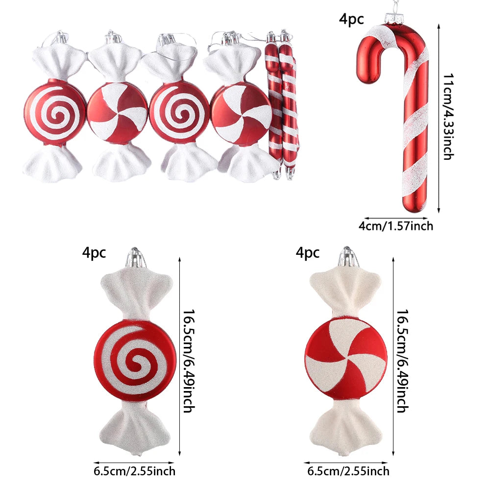 candy cane christmas tree home decor-limlight decor 