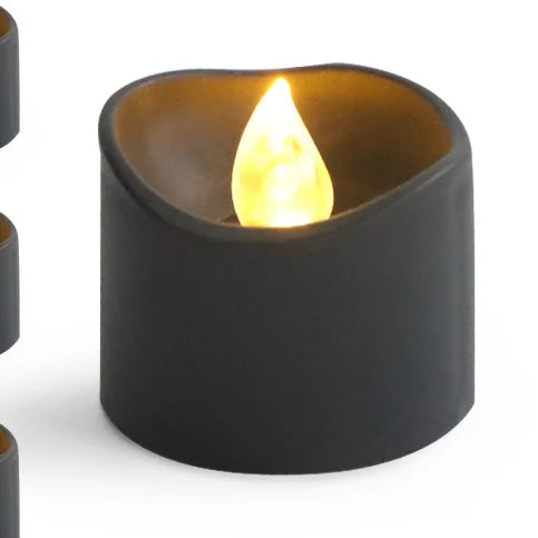 led electronic black candle lighting decoration halloweem-limlightdecor