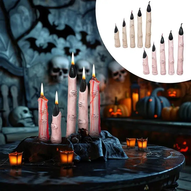 halloween witch finger candles horror decoration-limlightdecor 